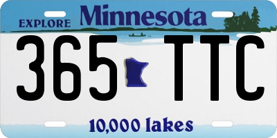 MN license plate 365TTC