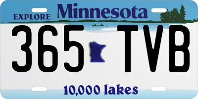 MN license plate 365TVB