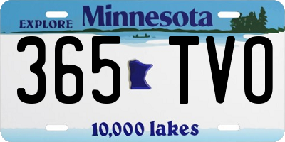 MN license plate 365TVO
