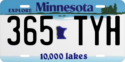 MN license plate 365TYH