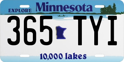 MN license plate 365TYI