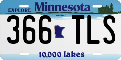 MN license plate 366TLS
