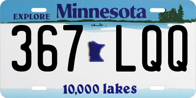 MN license plate 367LQQ