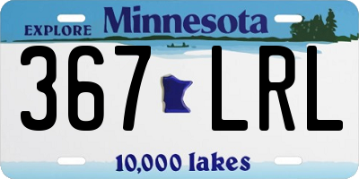 MN license plate 367LRL