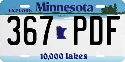 MN license plate 367PDF