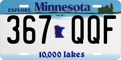 MN license plate 367QQF