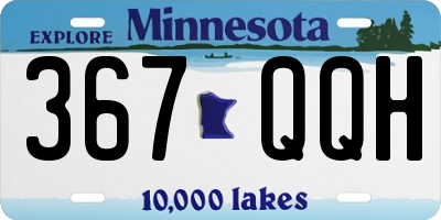 MN license plate 367QQH