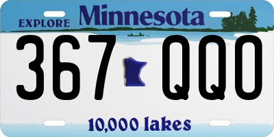 MN license plate 367QQO