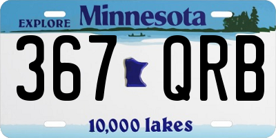 MN license plate 367QRB