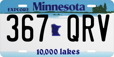 MN license plate 367QRV