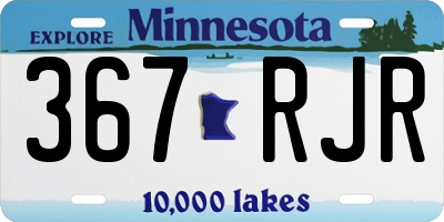 MN license plate 367RJR