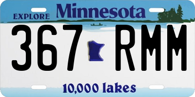 MN license plate 367RMM
