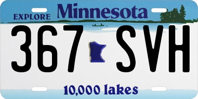 MN license plate 367SVH