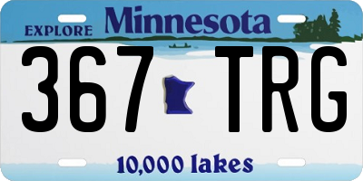MN license plate 367TRG