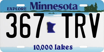 MN license plate 367TRV