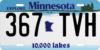 MN license plate 367TVH