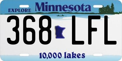 MN license plate 368LFL