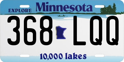 MN license plate 368LQQ