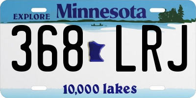 MN license plate 368LRJ