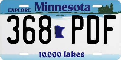 MN license plate 368PDF