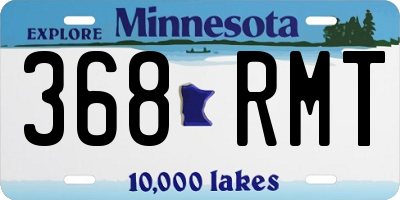 MN license plate 368RMT