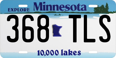 MN license plate 368TLS