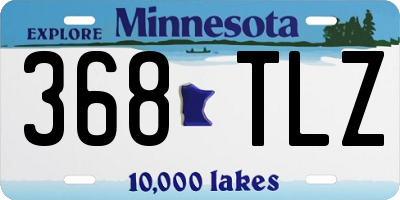 MN license plate 368TLZ
