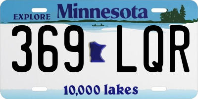 MN license plate 369LQR