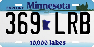 MN license plate 369LRB
