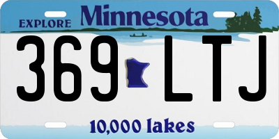 MN license plate 369LTJ