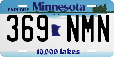 MN license plate 369NMN