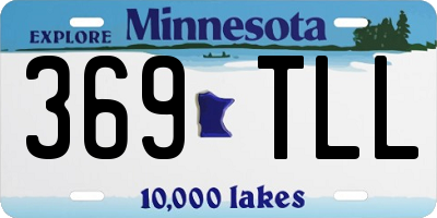 MN license plate 369TLL