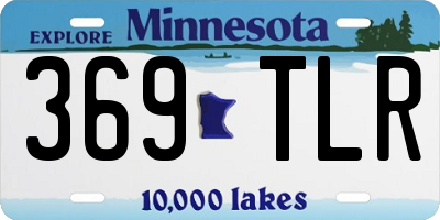 MN license plate 369TLR