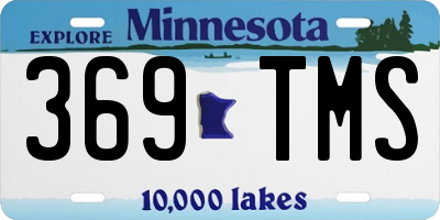 MN license plate 369TMS