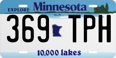 MN license plate 369TPH