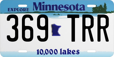 MN license plate 369TRR