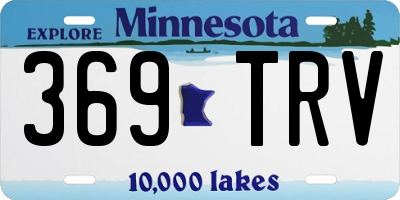 MN license plate 369TRV