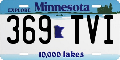 MN license plate 369TVI