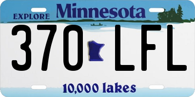 MN license plate 370LFL