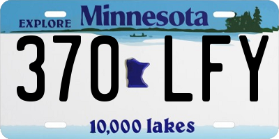 MN license plate 370LFY
