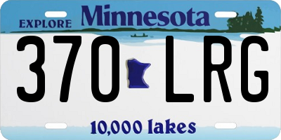 MN license plate 370LRG