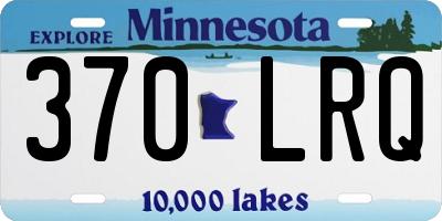 MN license plate 370LRQ