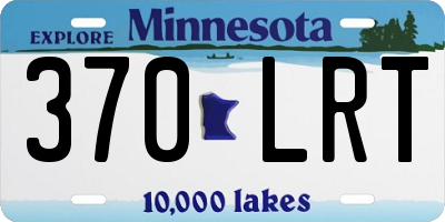 MN license plate 370LRT