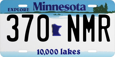 MN license plate 370NMR