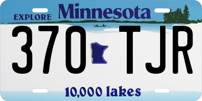 MN license plate 370TJR