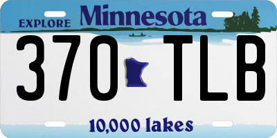 MN license plate 370TLB
