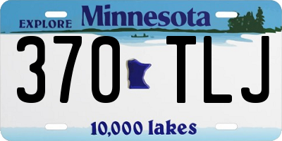 MN license plate 370TLJ