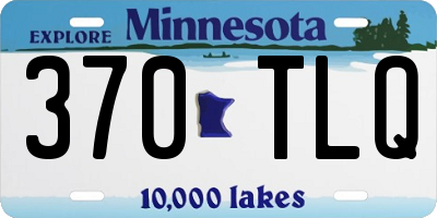 MN license plate 370TLQ