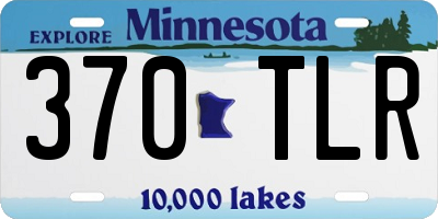 MN license plate 370TLR