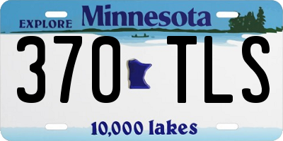 MN license plate 370TLS